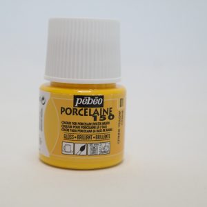 Porselein verf geel (45 ml)
